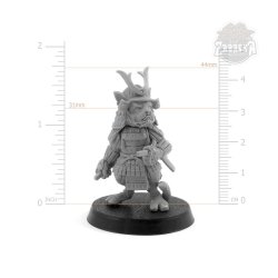 Samurai Cat, 32 mm