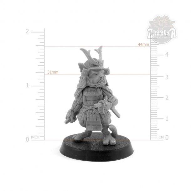 Samurai Cat, 32 mm