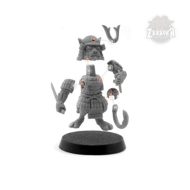 Samurai Cat, 32 mm