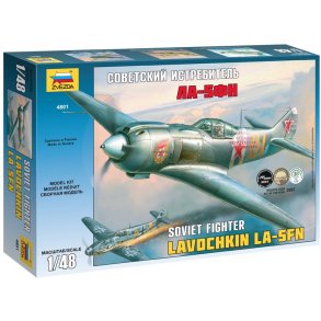 Soviet Fighter LA-5FN, skala 1/48